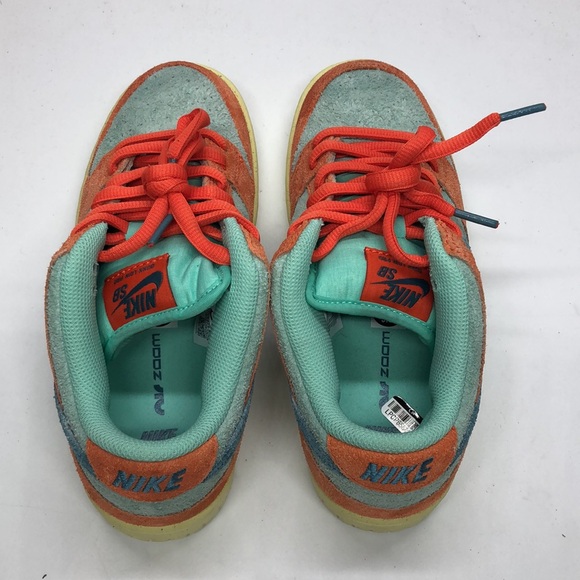 Nike SB Dunk Low Pro PRM Orange/Blue/Green DV5429-800 NWOB - Picture 5 of 5
